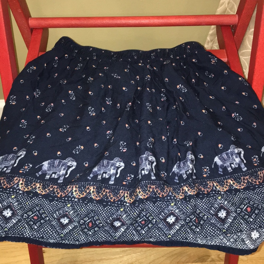 printed skirt